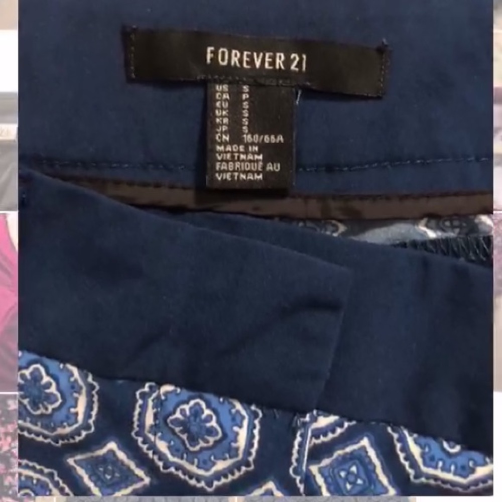 High Waisted Patterned Shorts - Picture 3 of 3